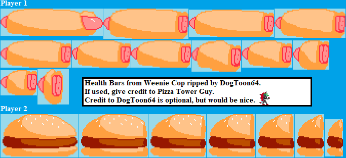 Weenie Cop - Health Bars