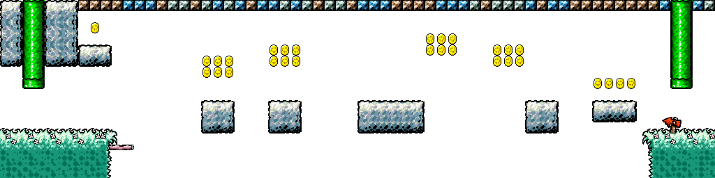 Super Mario World 2: Yoshi's Island - 2-7: Lakitu's Wall (Bonus)