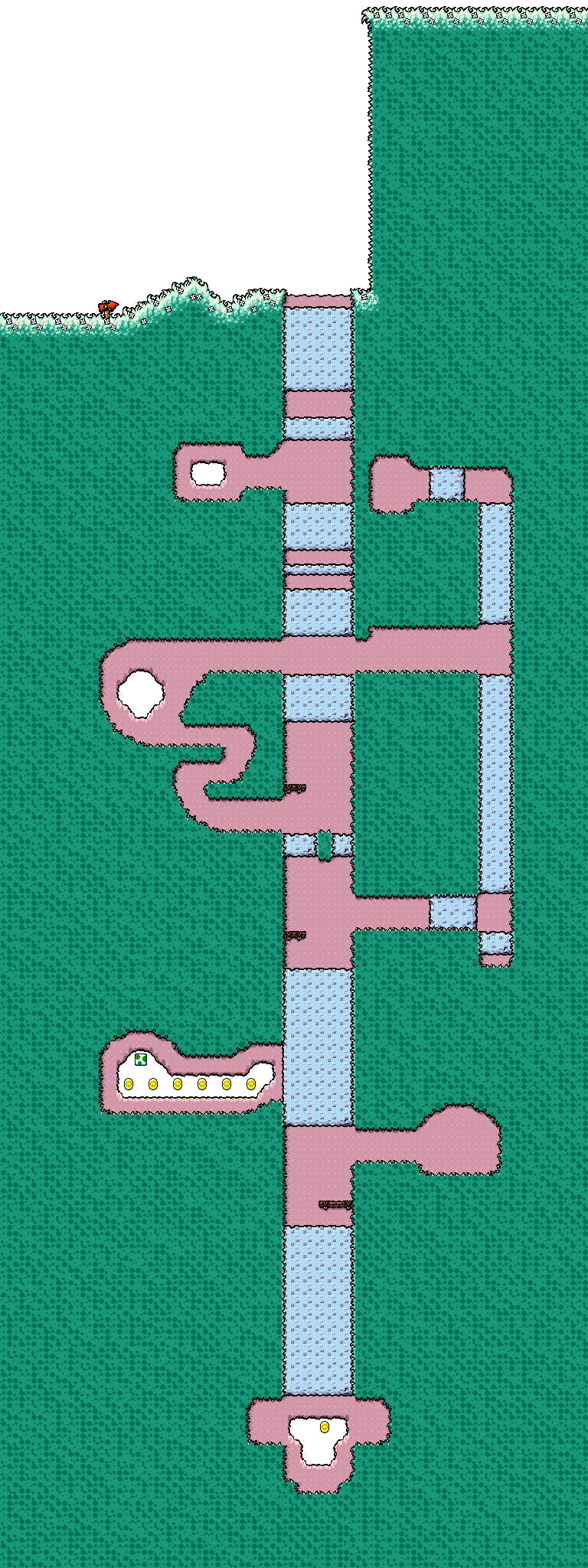 Super Mario World 2: Yoshi's Island - 2-6: The Cave Of The Mystery Maze (1/5)