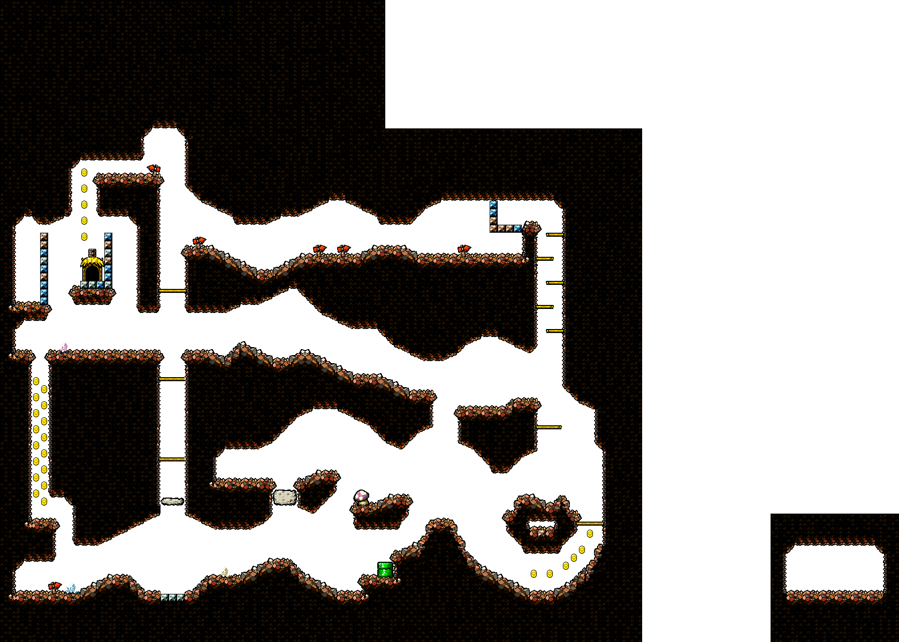Super Mario World 2: Yoshi's Island - 2-6: The Cave Of The Mystery Maze (2/5)
