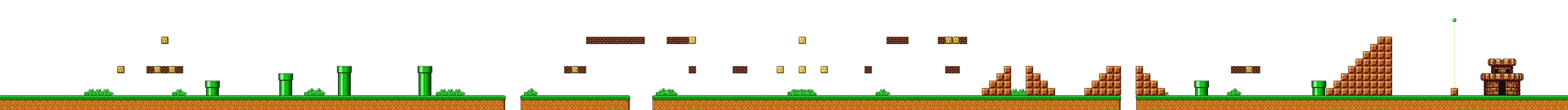 Super Mario All-Stars: Super Mario Bros. & The Lost Levels - World 1-1