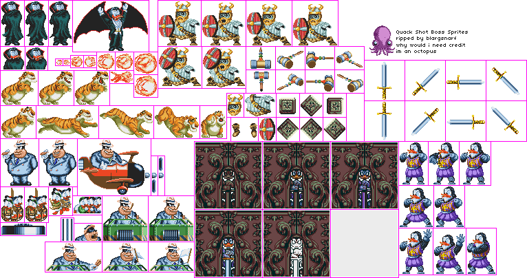 Quack Shot Starring Donald Duck - Bosses