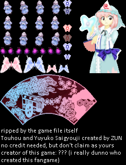 Kene Touhou Mohofu (Homebrew) - Yuyuko Saigyouji