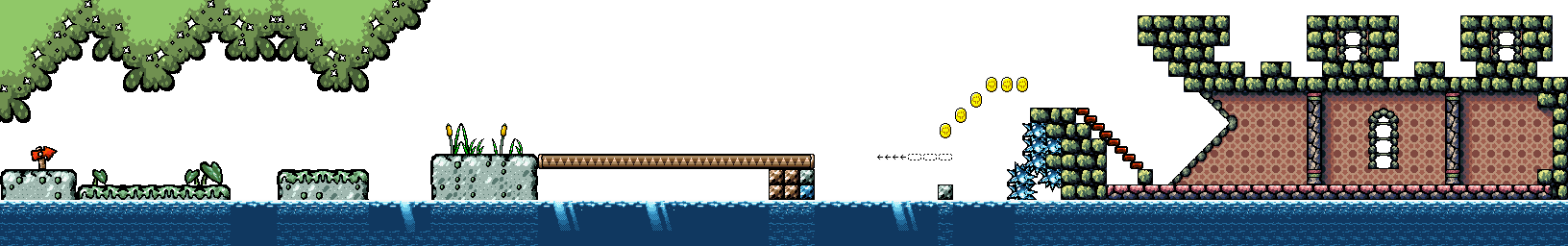 Super Mario World 2: Yoshi's Island - 3-4: Prince Froggy's Fort (1/6)