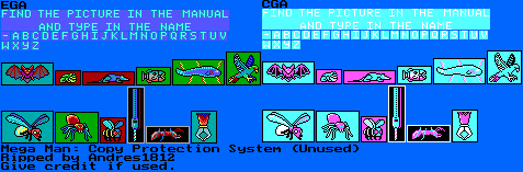 Mega Man - Copy Protection System (Unused)