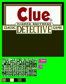 Clue - Menu