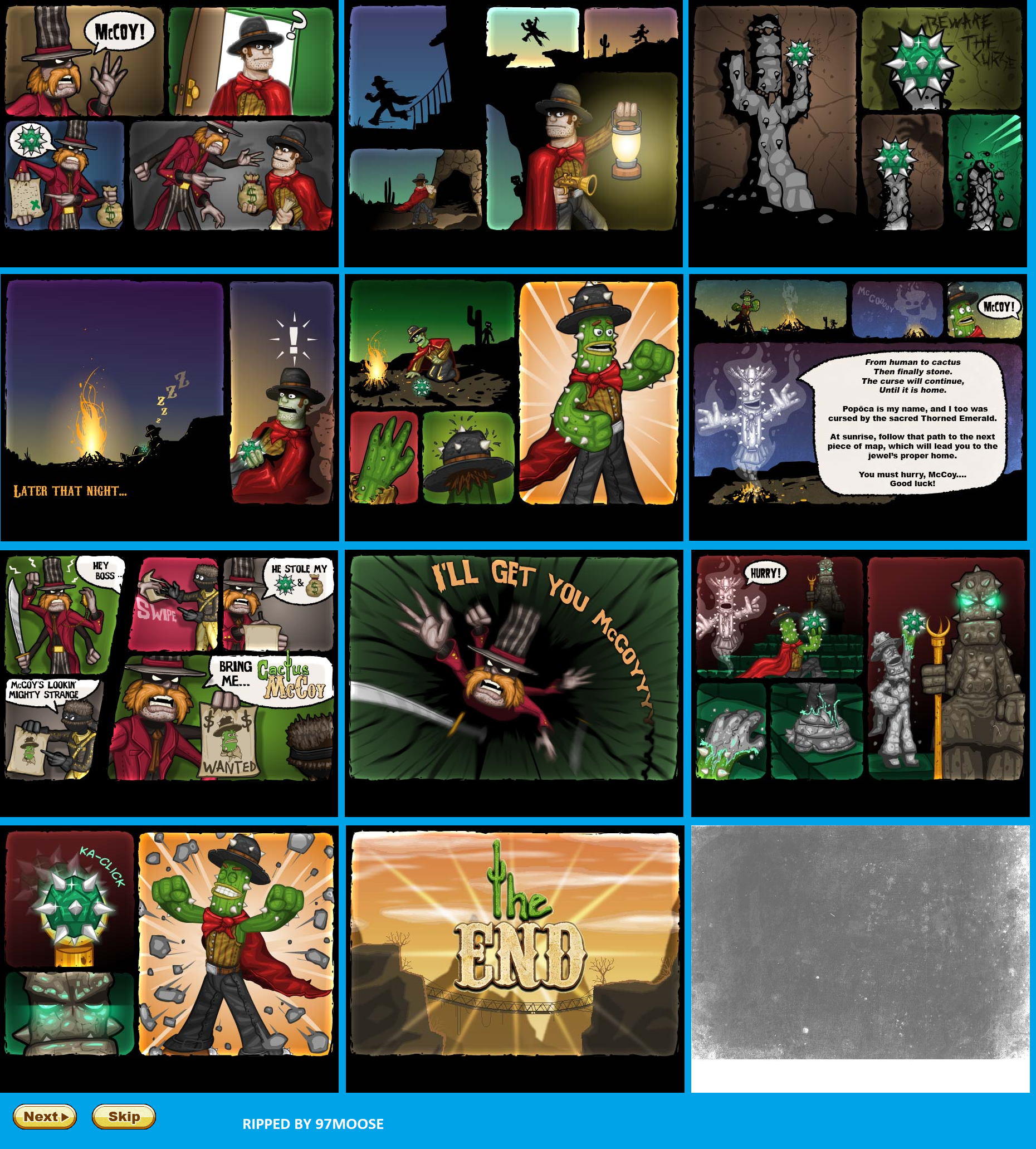 Games Cactus McCoy and the Curse of Thorns Cutscenes The Spriters Resource
