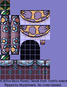 6-8 Pre-Boss Room Tileset