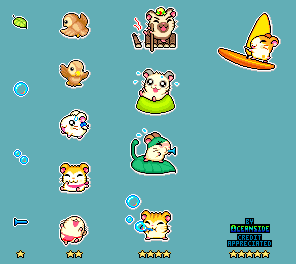 Hamtaro: Rainbow Rescue - 04. Park & Fountain