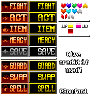 Undertale Customs - Battle Interface