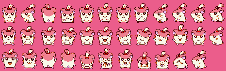 Hamtaro: Ham-Ham Heartbreak - Barrette