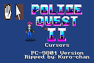 Police Quest II - Cursors