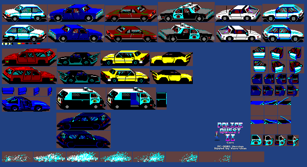 Police Quest II - Cars