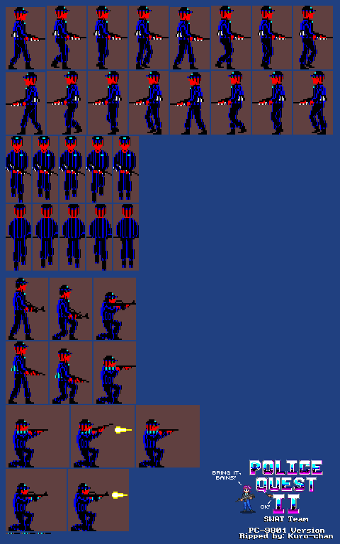 Police Quest II - SWAT Personnel