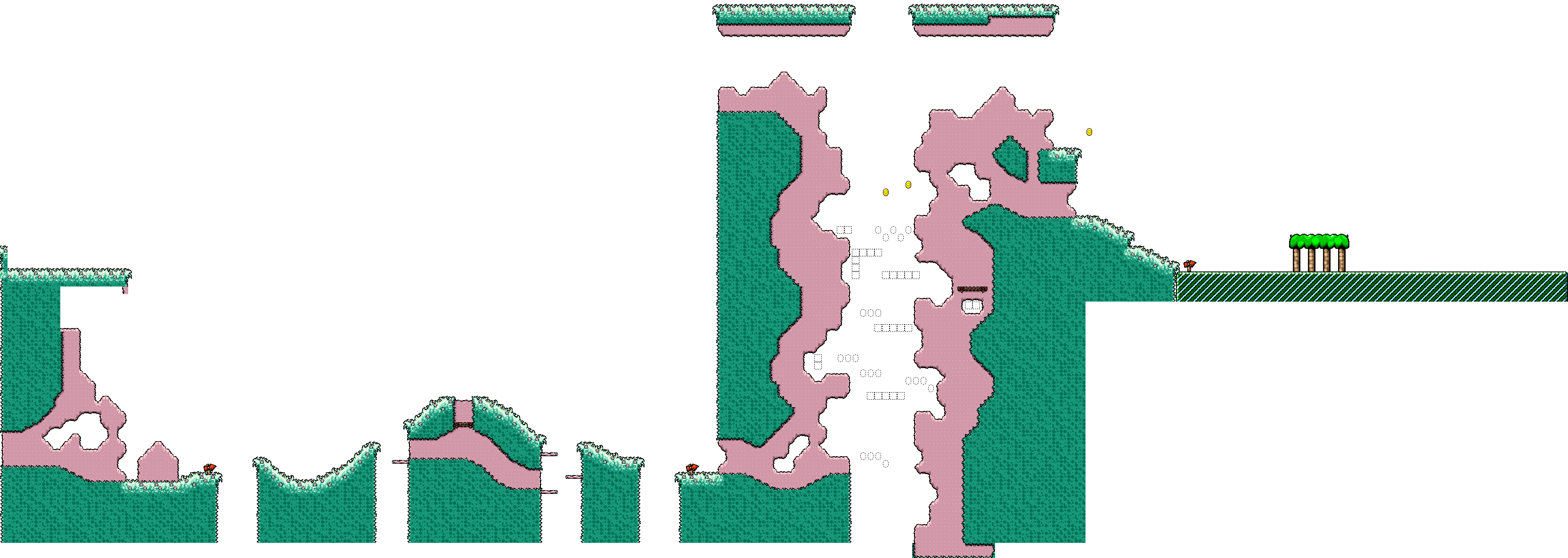 Super Mario World 2: Yoshi's Island - 5-5: Goonie Rides! (3/3)