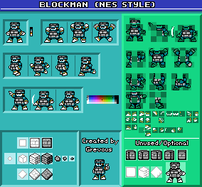 Mega Man Customs - Block Man (NES-Style)