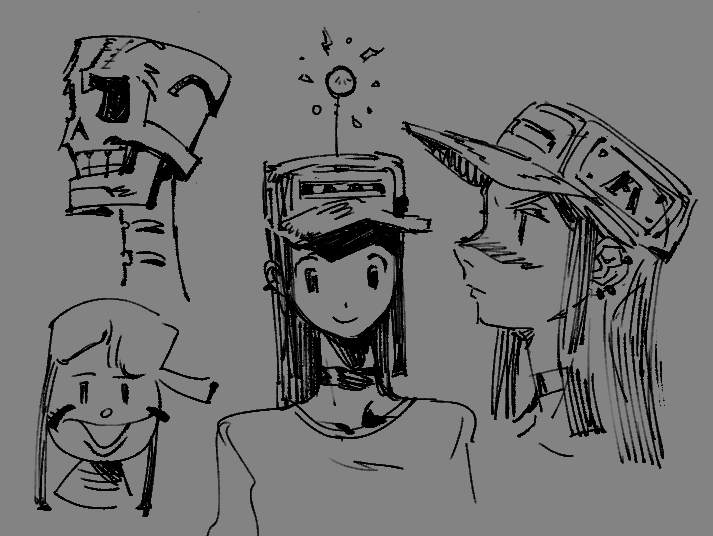 Cassette Girl Doodles