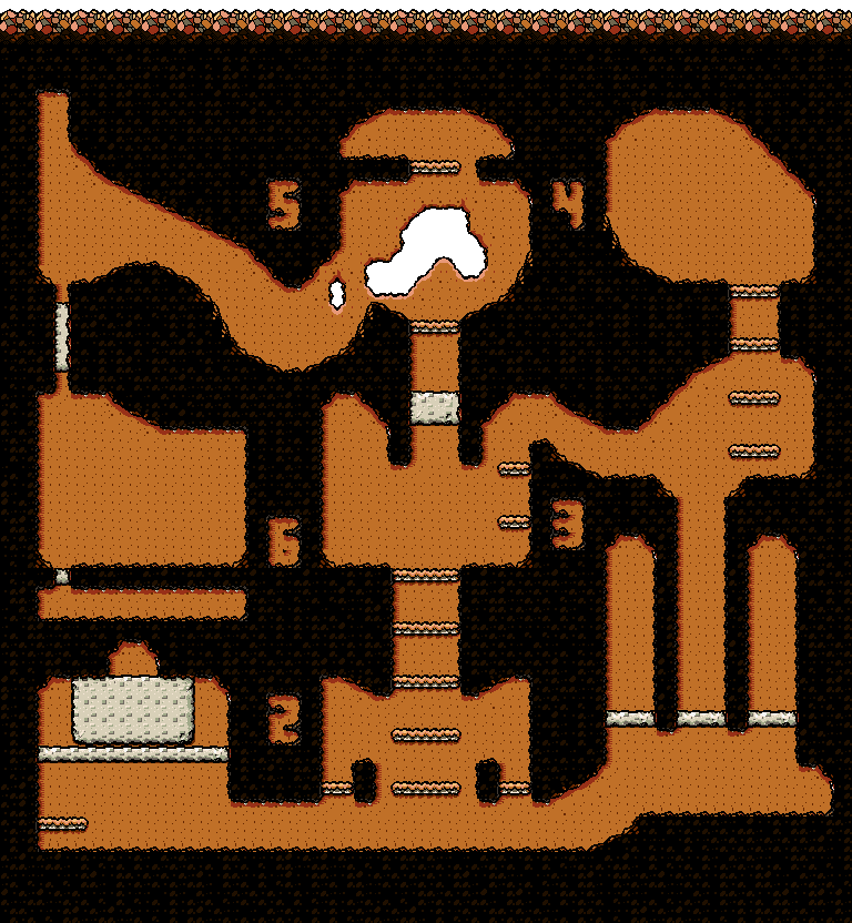 Super Mario World 2: Yoshi's Island - 6-6: The Deep, Underground Maze (3/3)