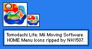 Home Menu Icon (Mii Moving Software)