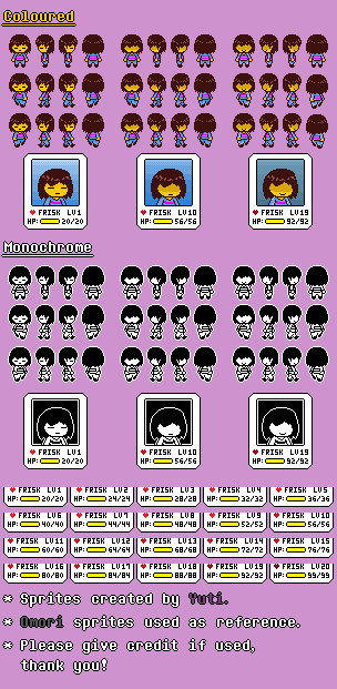 Undertale Customs - Frisk (Omori-Style)