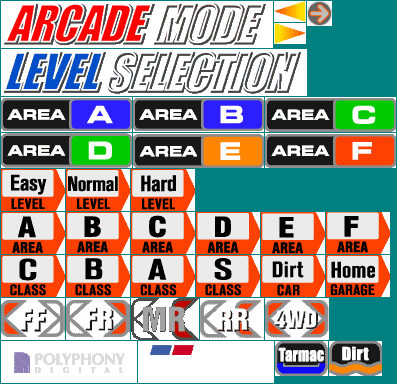 Arcade Mode Main Menu