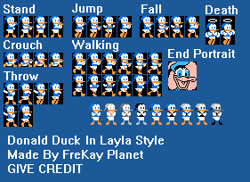 Disney / Pixar Customs - Donald Duck (Layla-Style)