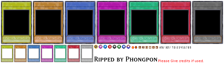 Yu-Gi-Oh! GX: Duel Academy - Card Frames