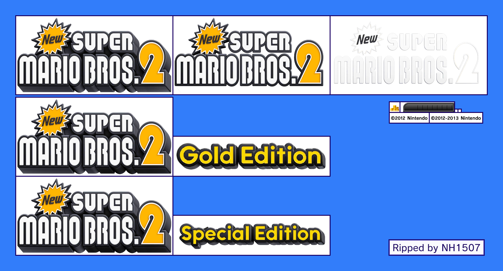 New Super Mario Bros. 2 - Title Screen Logo