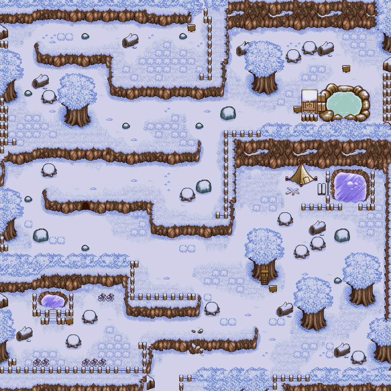 Harvest Moon - Mountain (Winter)