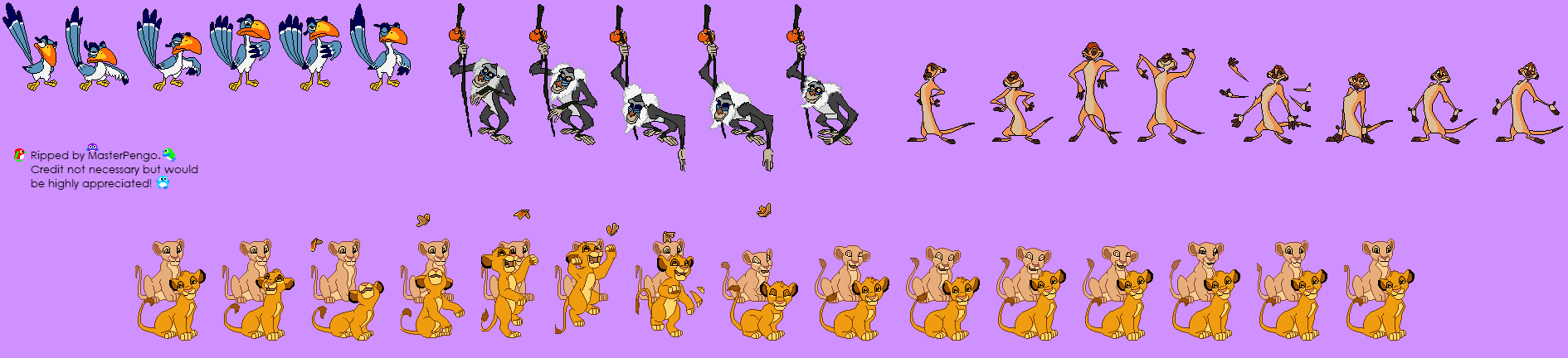 Disney's Animated Storybook: The Lion King - Navigation Bar
