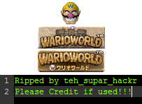 Wario World - Memory Card Data