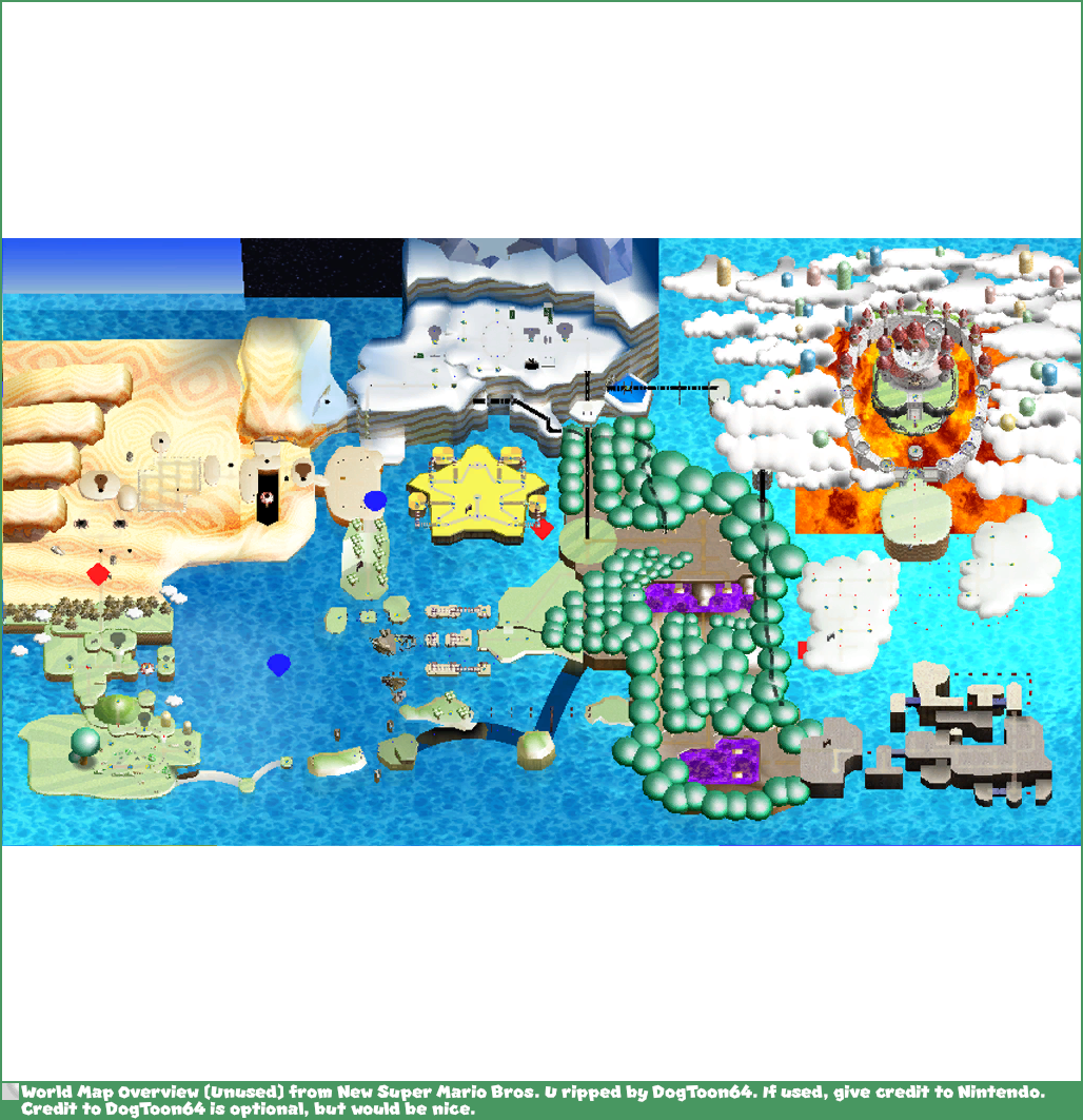 New Super Mario Bros. U / New Super Luigi U - World Map