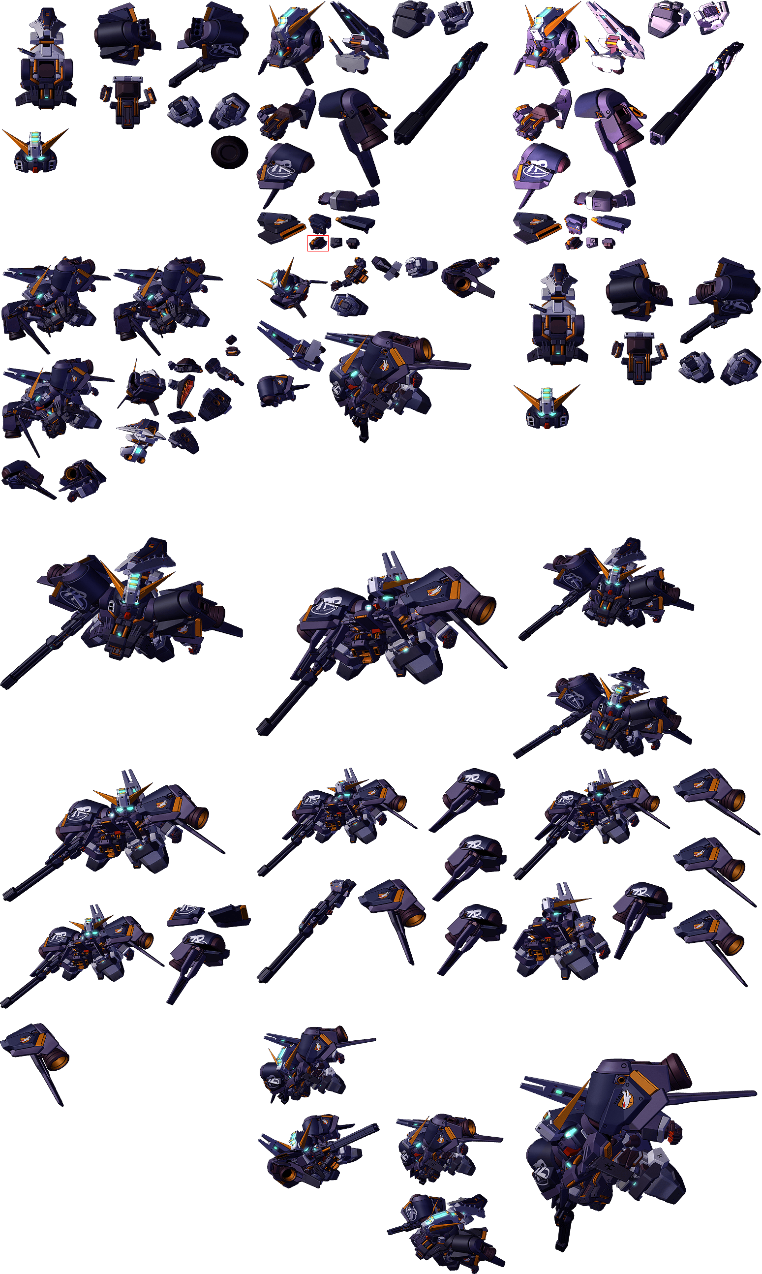 SD Gundam G Generation Spirits - Gundam TR-1 Hazel Custom (Icarus Unit)