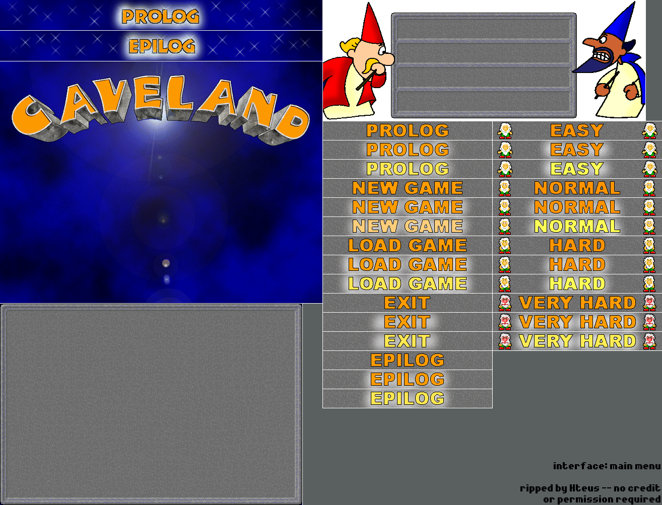 Main Menu