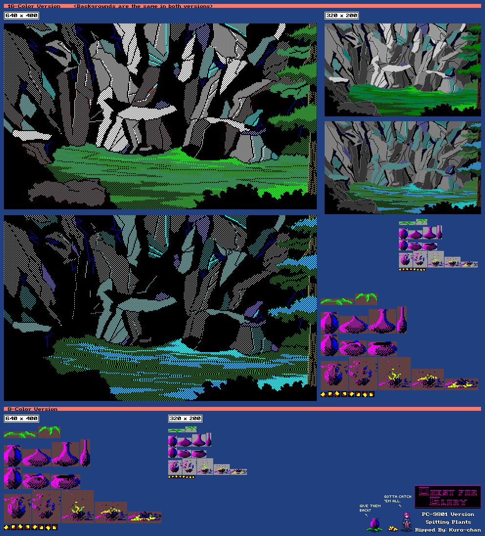 Quest for Glory I - Spitting Plants