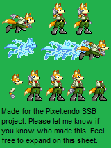 Super Smash Bros. Customs - Fox McCloud (Mega Man Zero-Style)