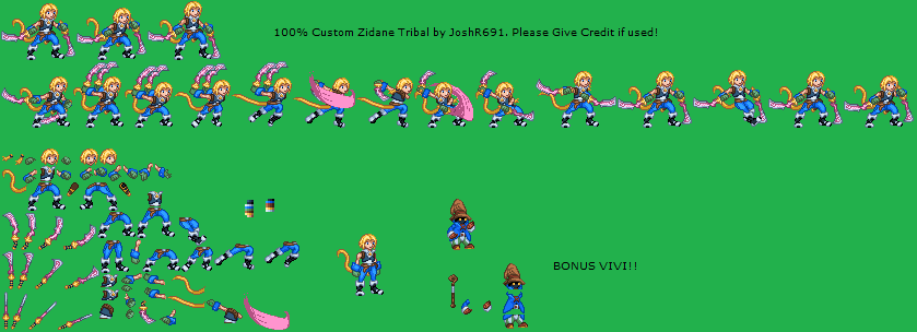 Final Fantasy 9 Customs - Zidane