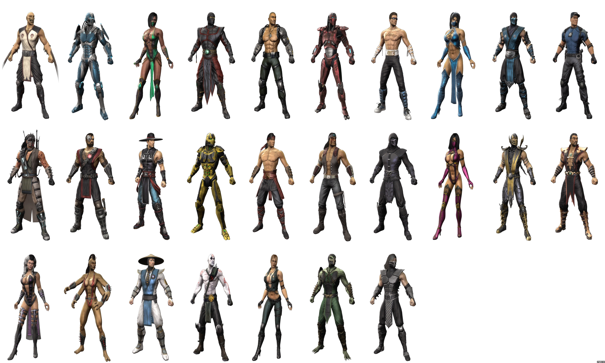 Mortal Kombat (2011) - Characters