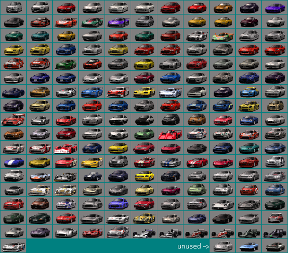 Gran Turismo 3: A-Spec - Car Icons