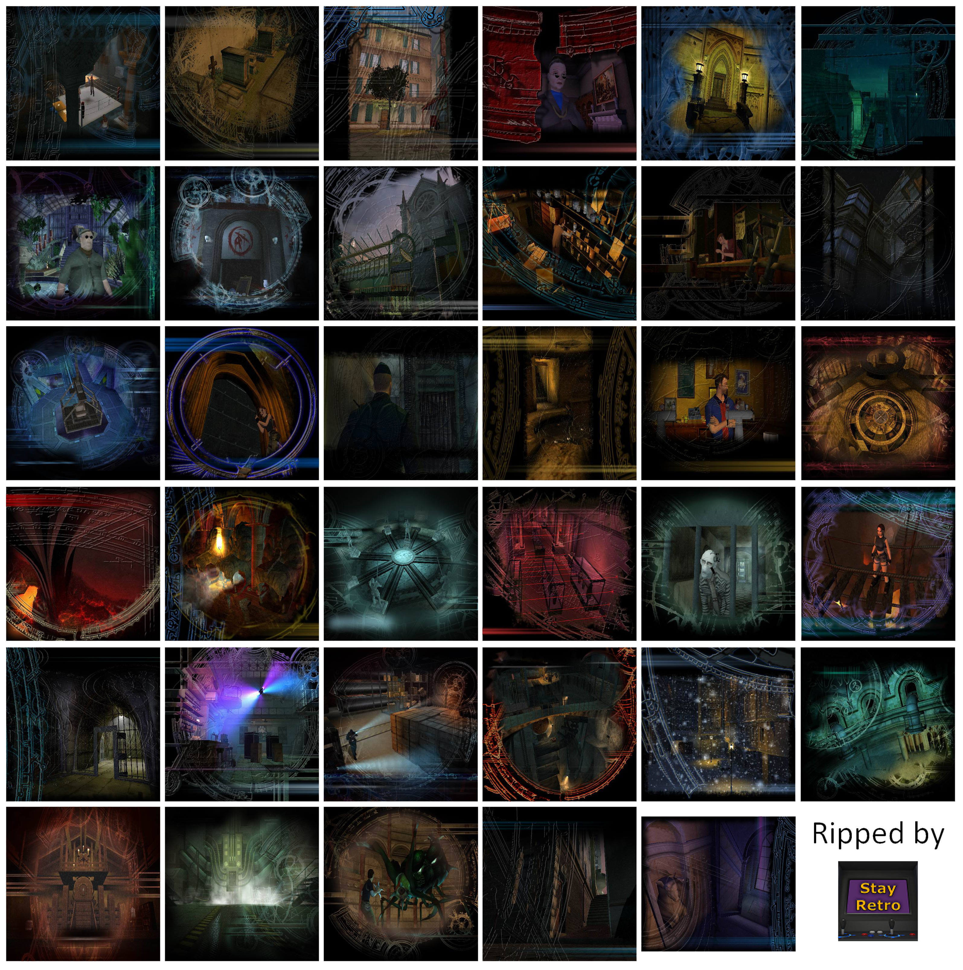 Tomb Raider: The Angel of Darkness - Loading Screens