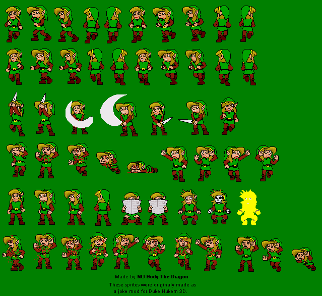 Link (CDi Design, Duke Nukem 3D-Style)