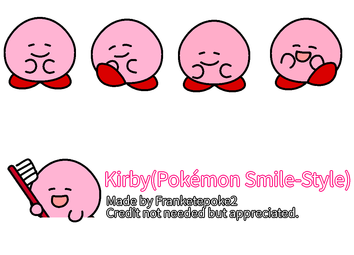 Kirby Customs - Kirby (Pokémon Smile-Style)