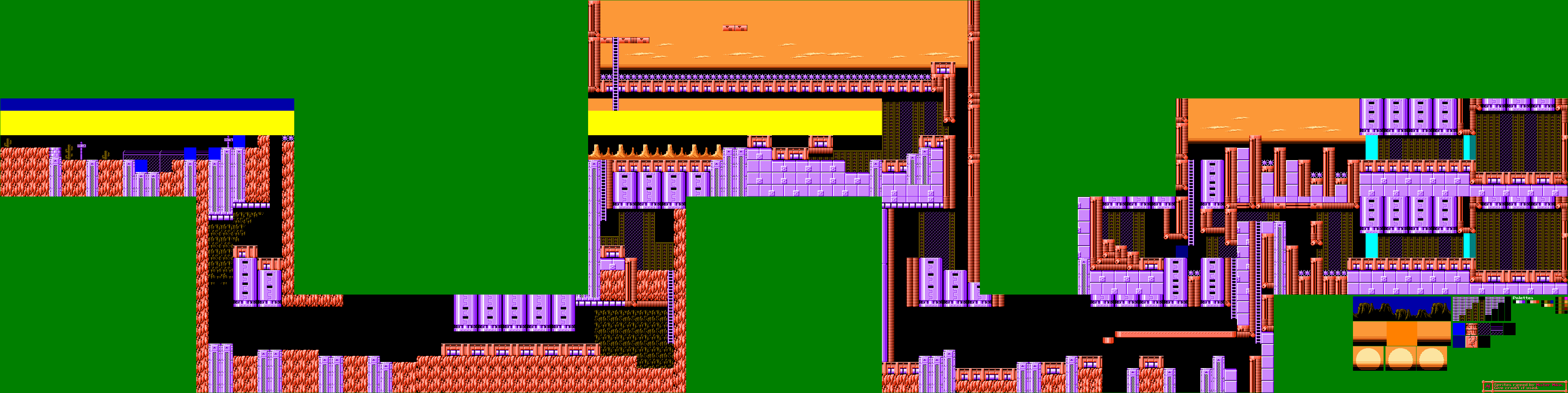 Mega Man 6 - Tomahawk Man Stage / Restricted Area (Alternate)