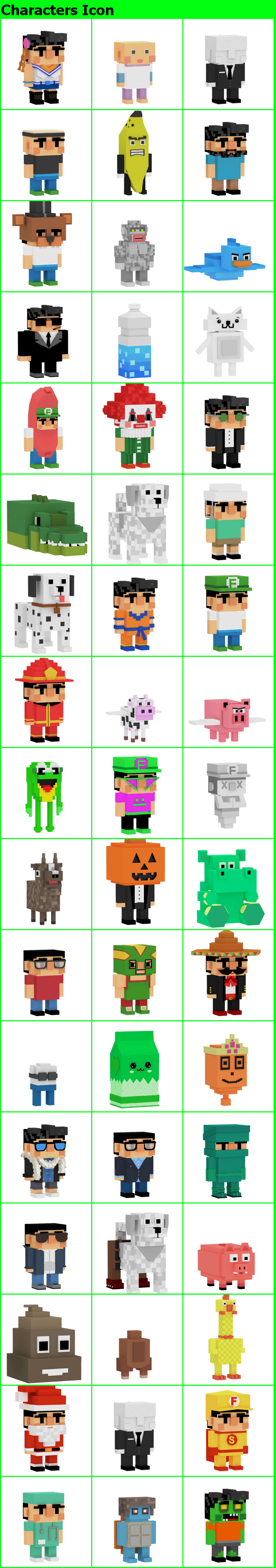 Character Icons