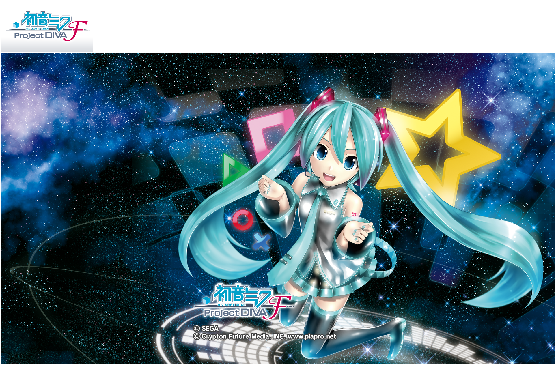 Hatsune Miku: Project DIVA F - Game Icon & Background