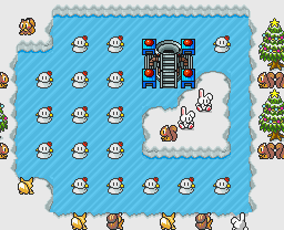 Super Bomberman 3 - Winterland Area 2 (3/3)