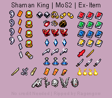 Game Boy Advance - Shaman King: Master of Spirits 2 - Ex-Item