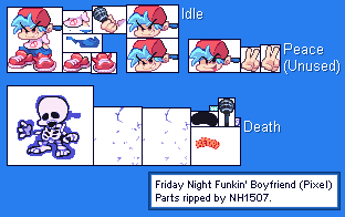 Friday Night Funkin' - Boyfriend (Pixel)