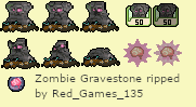 Zombie Gravestone & Brainpower