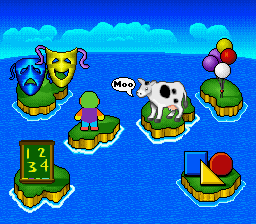 Mario's Early Years!: Preschool Fun (USA) - Minigame Select